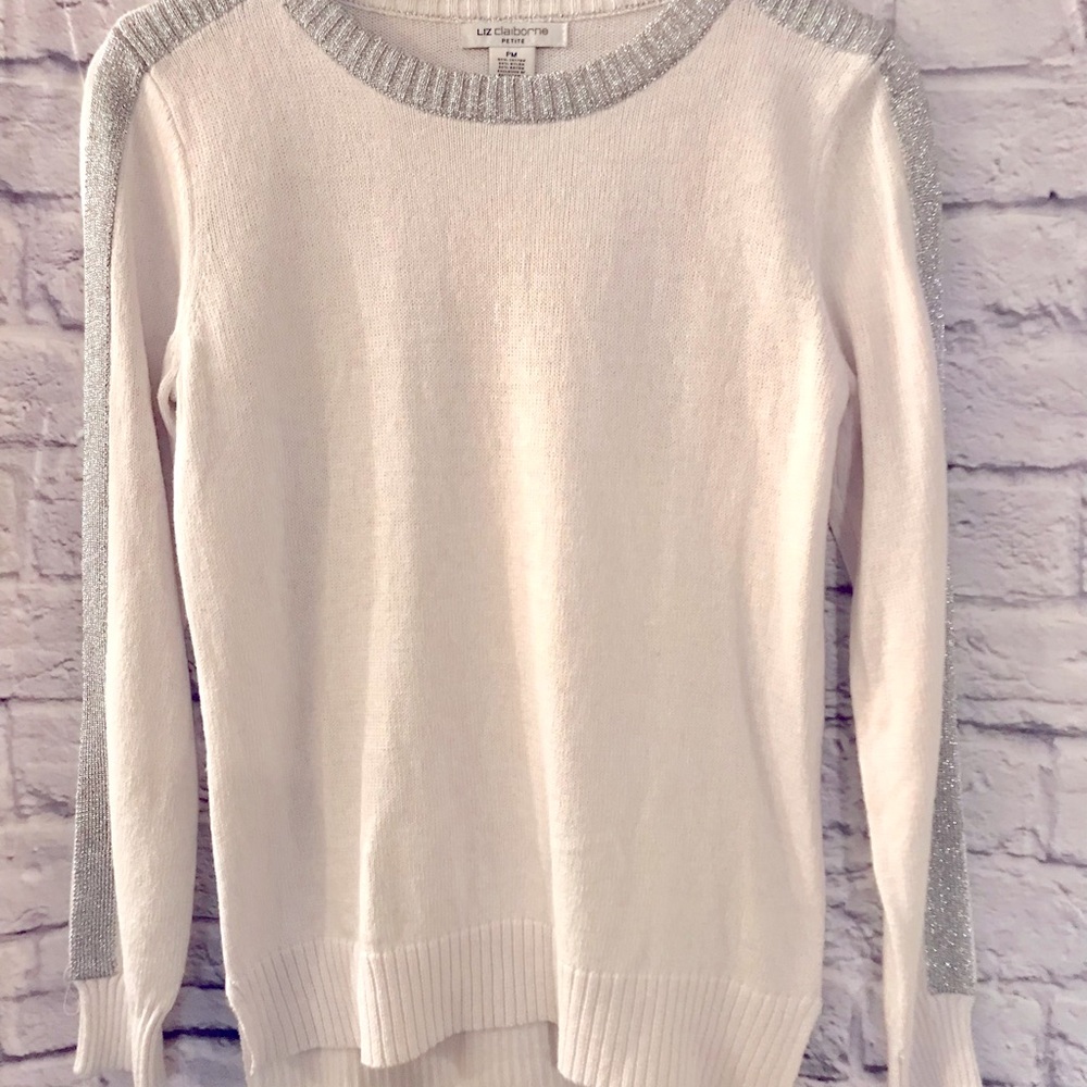 Liz Claiborne Winter White Sweater